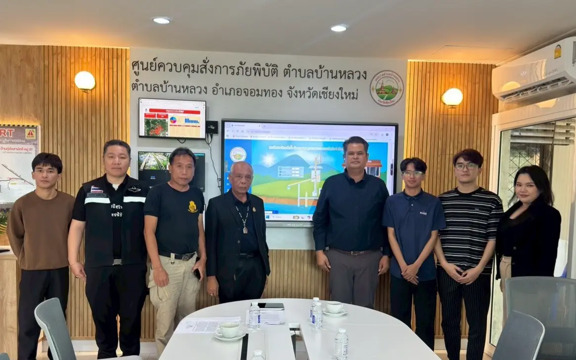 สำรวจพื้นที่เตรียมติดตั้งสถานีวัดระดับน้ำ จ.เชียงใหม่